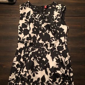Forever 21 bubble dress- black and cream